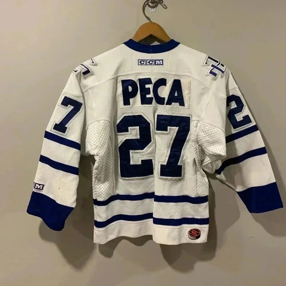 Vtg Mike Peca Toronto Maple Leafs  NHL Hockey Jersey - Picture 2 of 11